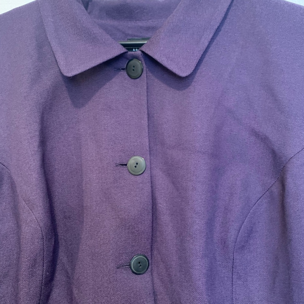Vintage Blazer Top Leslie Fay Soft -Peter Pan Collar & Form Enhancing Curves!